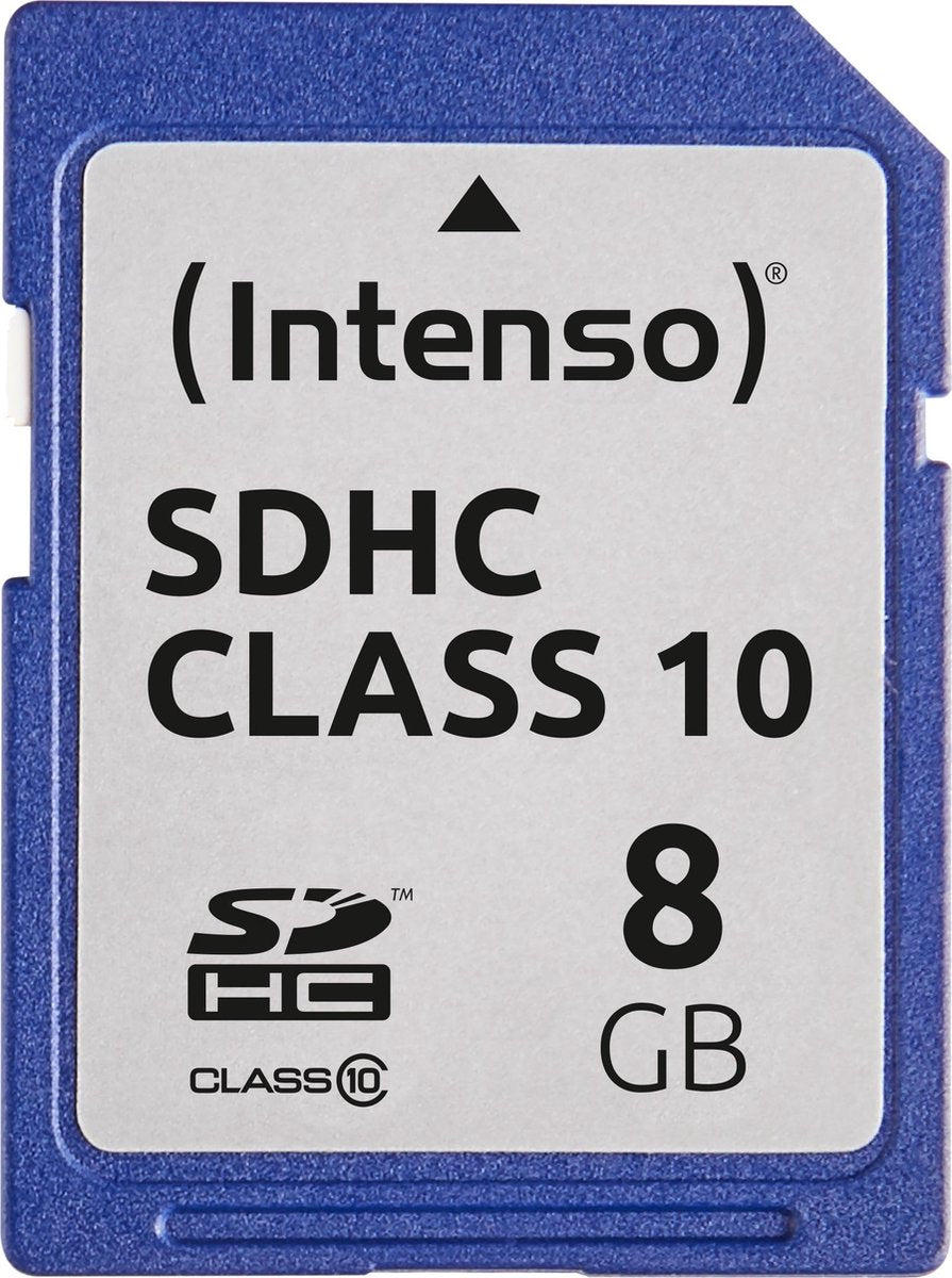 Intenso 3411460 flashgeheugen 8 GB SDHC Klasse 10