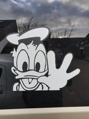 Donald Duck Car auto sticker geschikt voor een Disney fan
