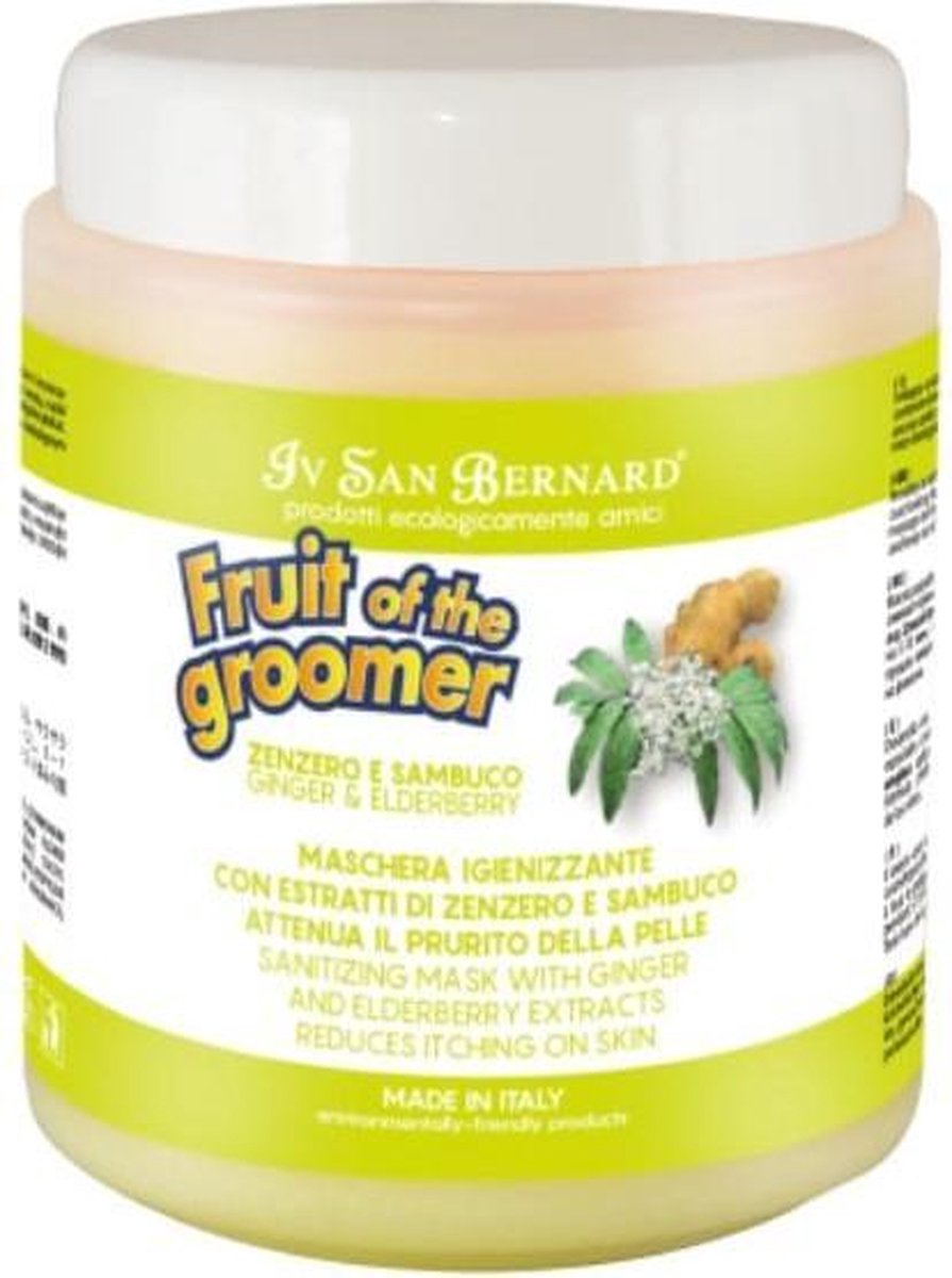 I.s.b. Vachtmasker Ginger & Elderberry 1000 Ml Geel