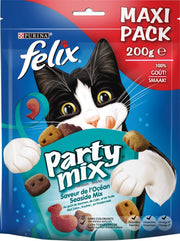 Felix Party Mix - Kattensnacks Seaside Mix  - 5 x 200 g
