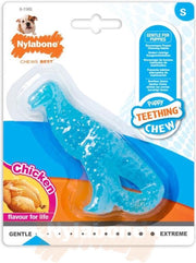 Nylabone flexi voor honden puppy dental dinosaur chicken tot 11 kg