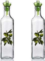 Homemade Olie- en Azijnset - Glas - 2st - 1000ml