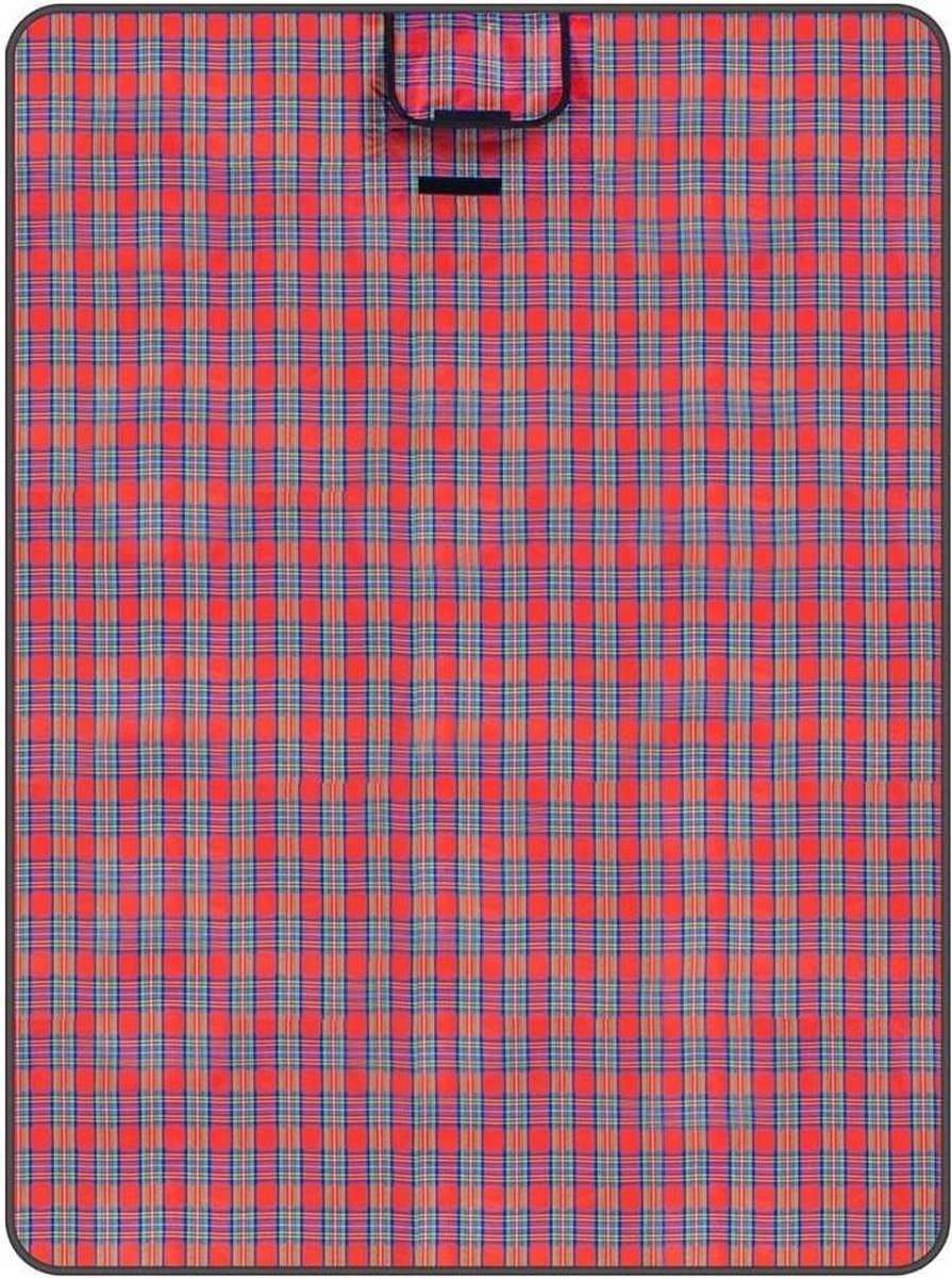 Pora Picknickkleed - 200x200 cm - Buitenkleed Rood - Waterdicht