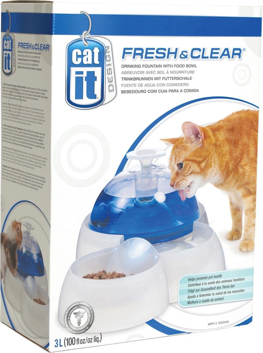 Catit Drinkfontein Kat - Wit - 3 L