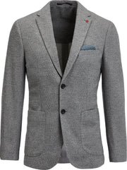 WE Fashion Heren gemêleerde slim fit blazer - Maat M (50)