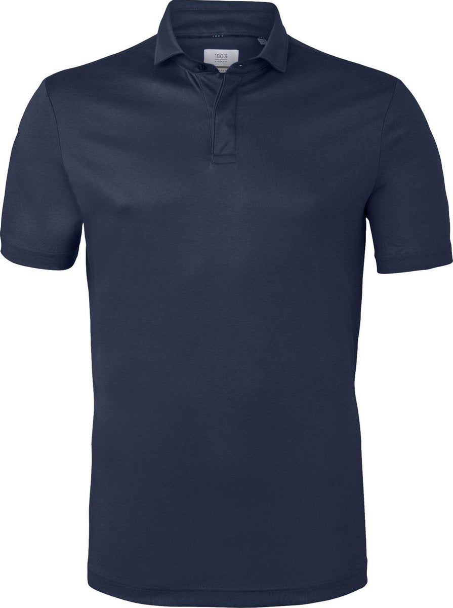 Eterna 1863 premium polo Modern Fit - blauw -  Maat: 4XL