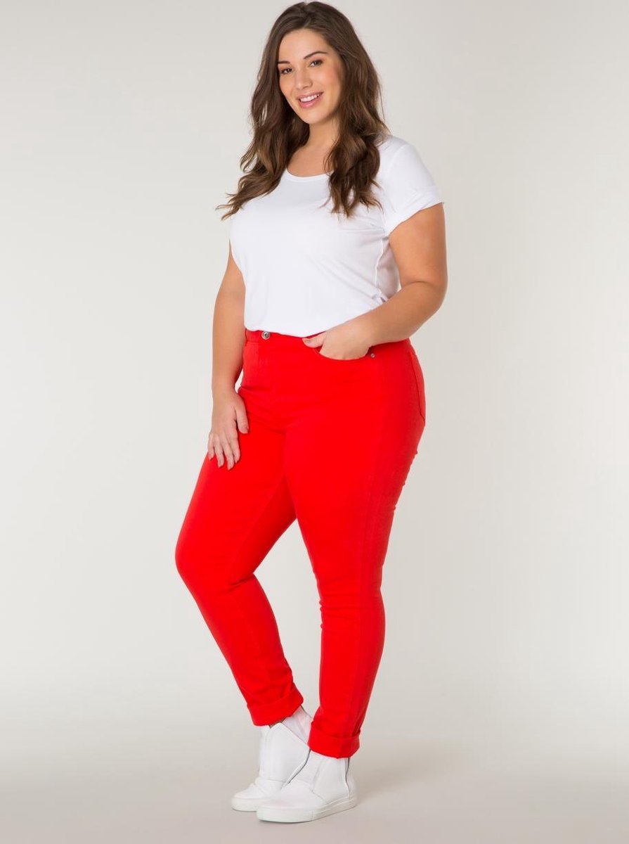 YESTA Mella Broek - Sailor Red - maat 5(58/60)