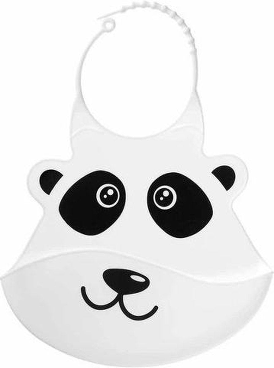 Nuby 3d-slabbetje Panda Siliconen 28 X 22