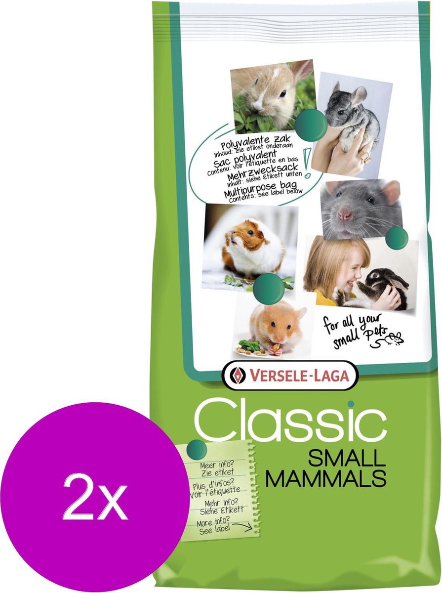 Versele-Laga Classic Allround Mix - Konijn & Cavia - Konijnenvoer - 2 x 20 kg