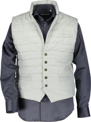 STATE OF ART Bodywarmer - Ecru Effen - Normale Fit - Maat XXL