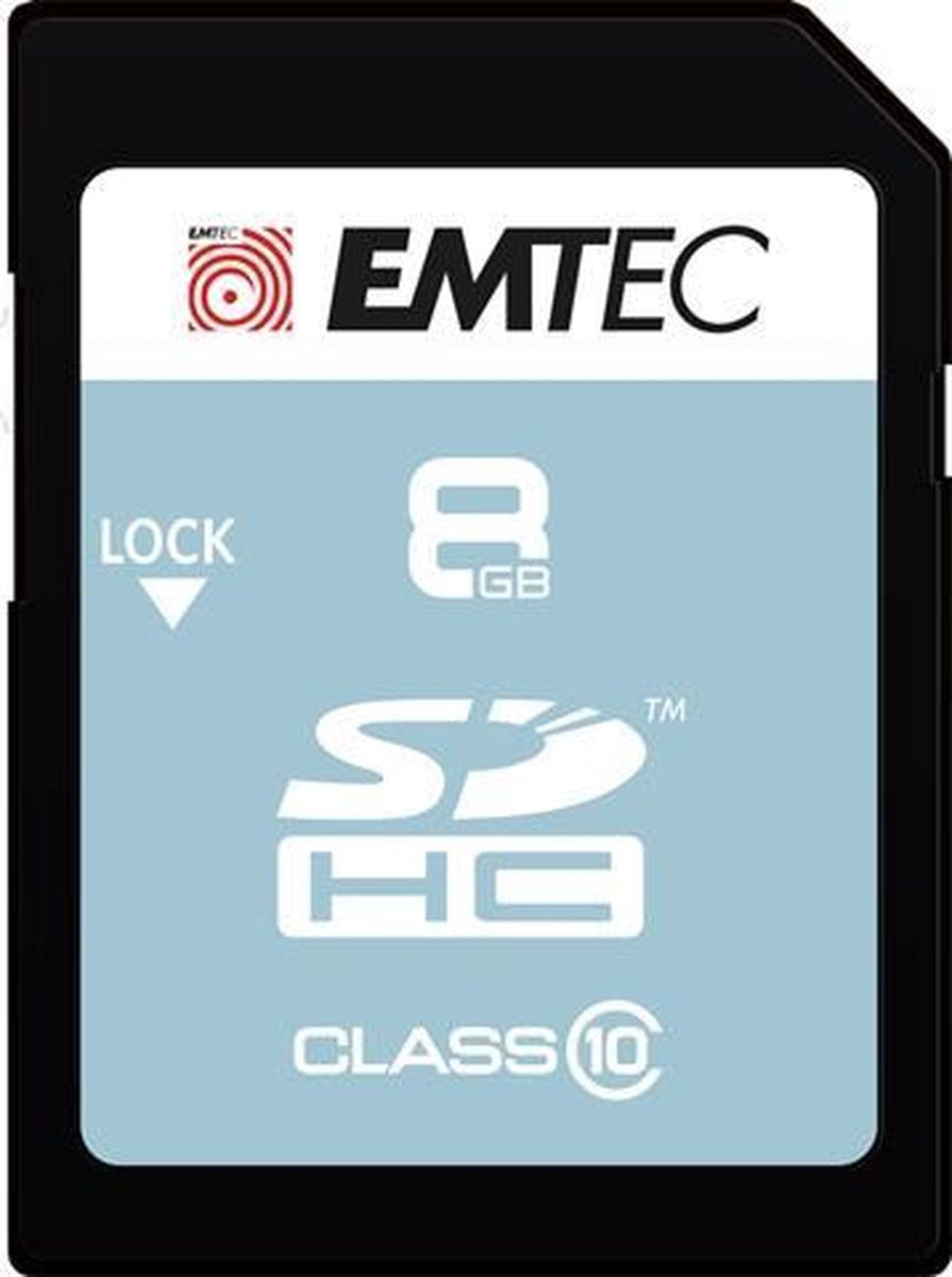 Emtec Classic flashgeheugen 8 GB SDHC Klasse 10