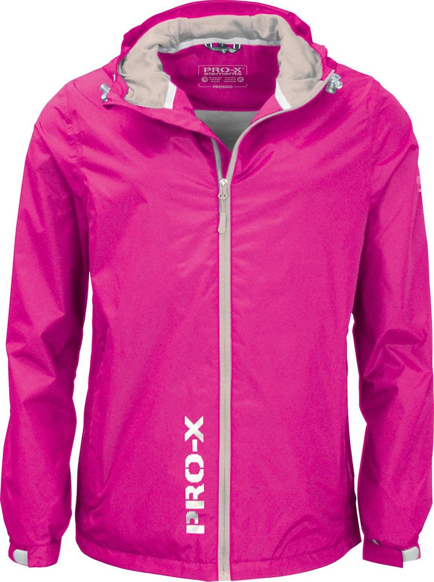 Pro-x Elements Regenjas Flashy Junior Polyamide Roze Maat 152