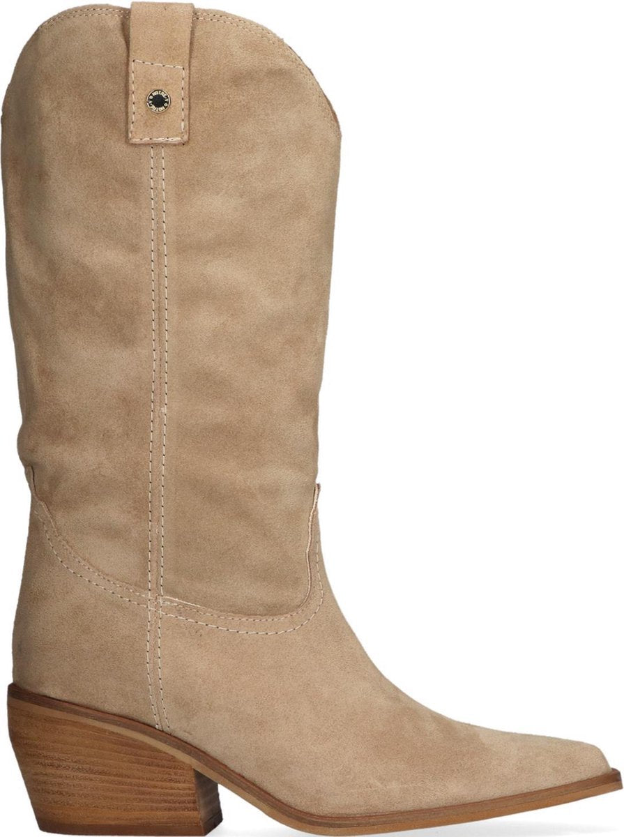 Notre-V Al330 Hoge laarzen - Dames - Beige - Maat 39