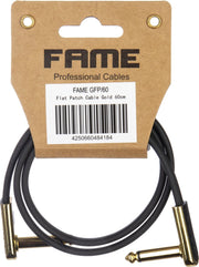 Diverse kabels - Fame GFP/60 Patch Cable Flat 600mm (Black)