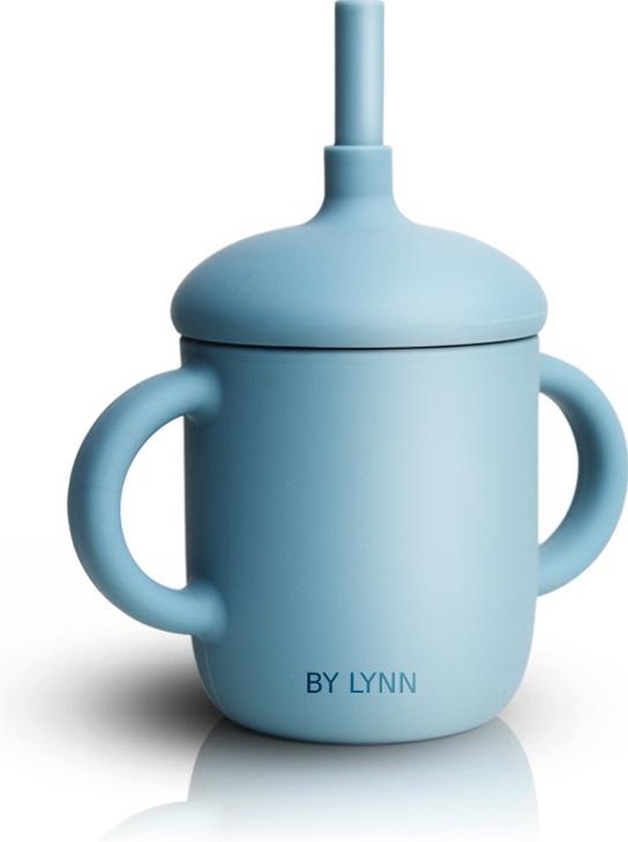 BY LYNN - Sippy Cup met handvat en rietje - Vanaf 6 Maanden - Beker - 150 ml - drinkbeker - Vaatwasbestendig - Magnetron bestendig
