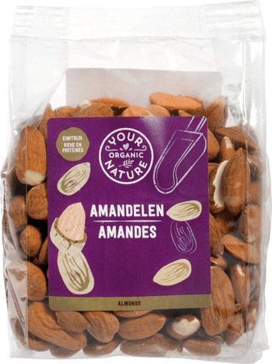 Amandelen Your Organic Nature - Zak 200 gram - Biologisch
