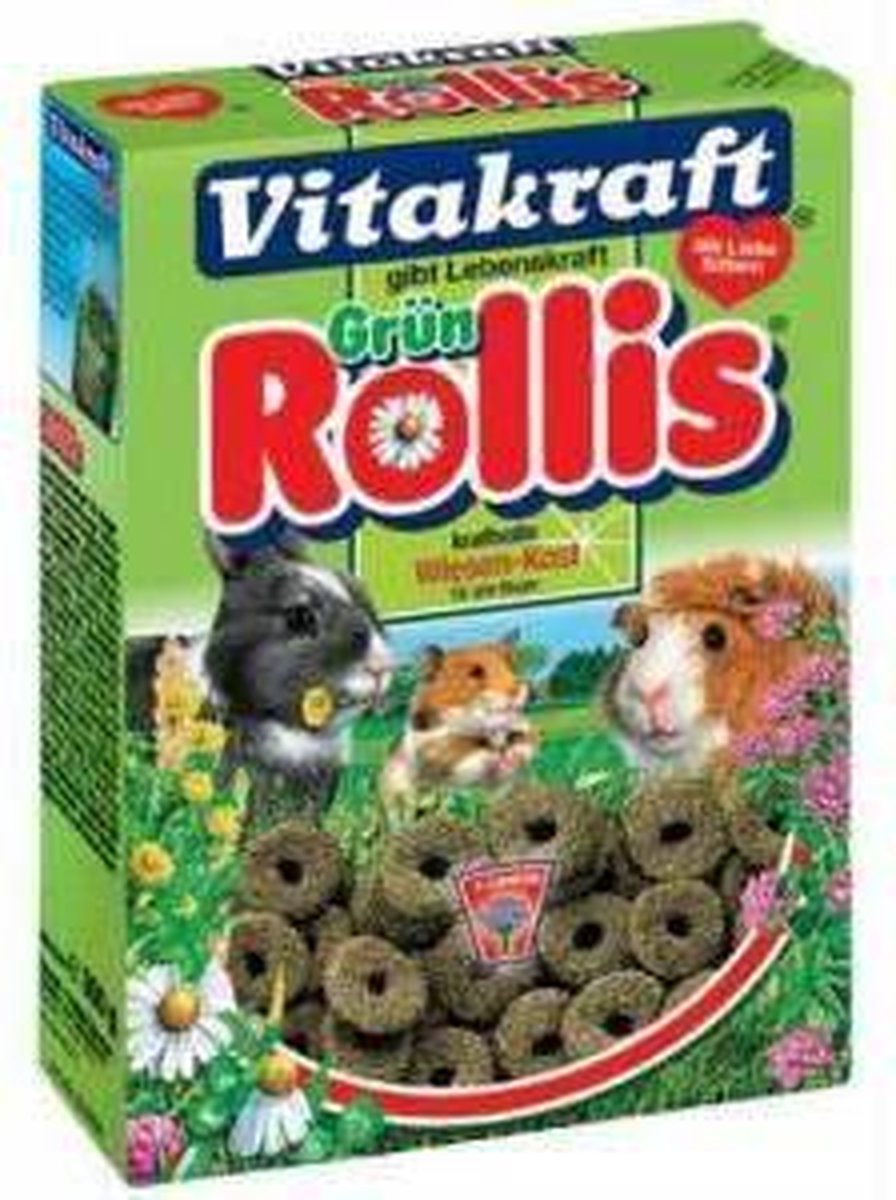 Vitakraft - Groen Rollies - Konijnensnack - 300 gr