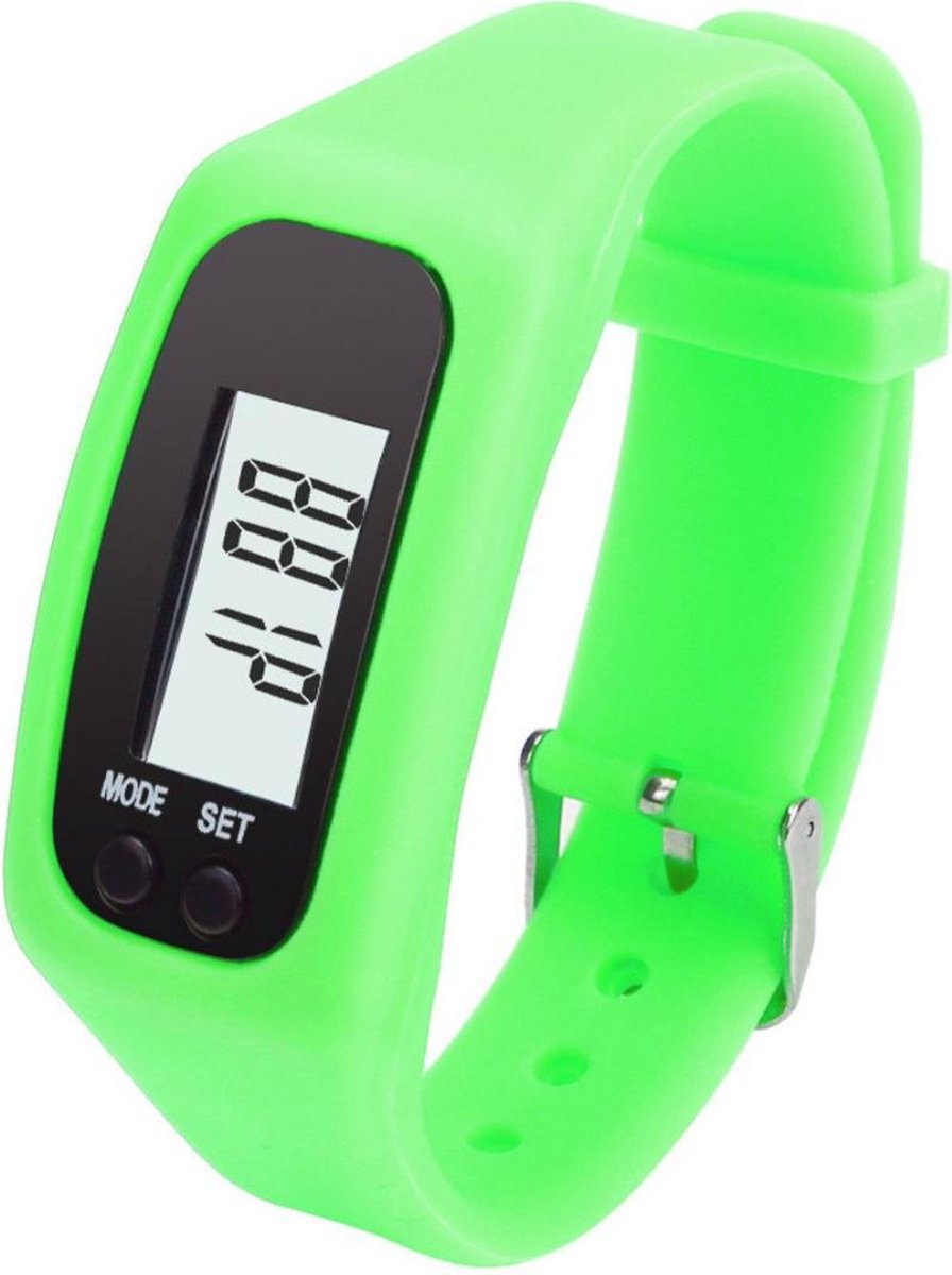 Digitale LCD Stappenteller - Run Stap - Calorie - Loopafstand - Teller - Stappenteller - Groen