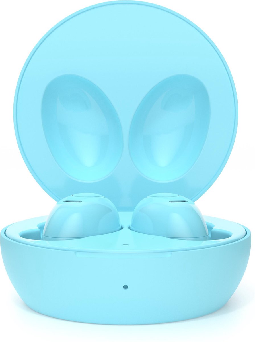 LEDWOOD - bluetooth oortjes -  – earbuds - S9 TWS BT 5.0 - draadloos opladen - Induction charge - Blauw
