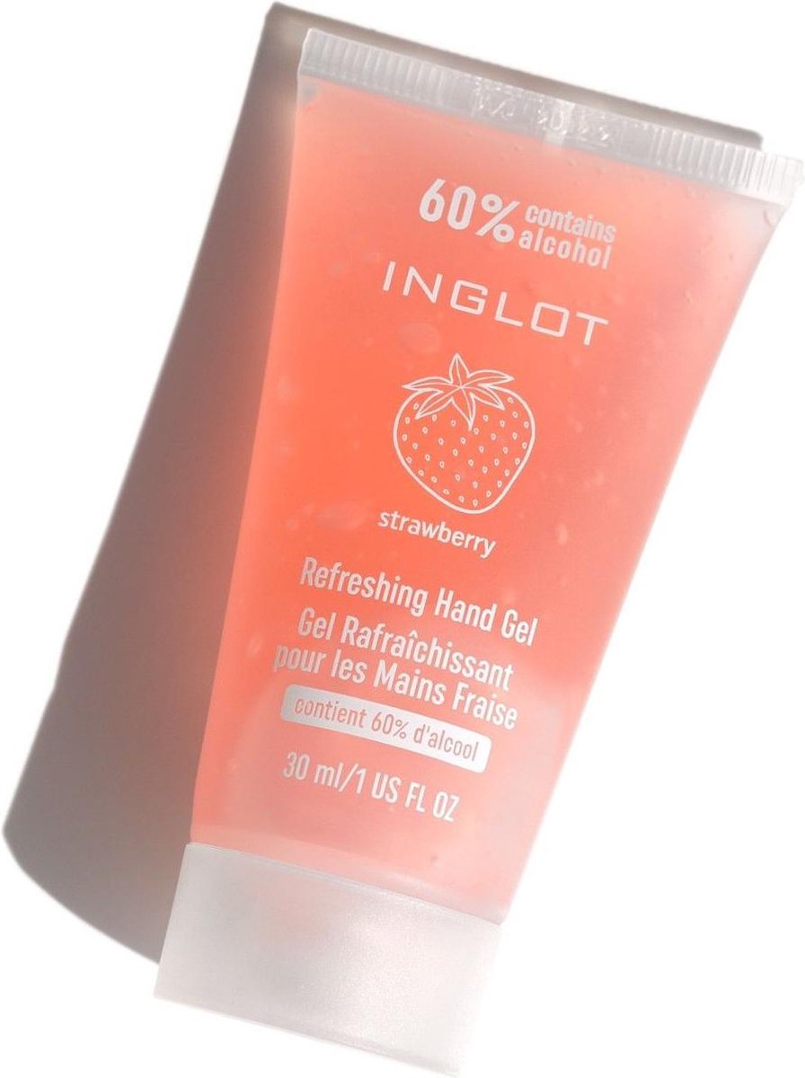 Refreshing Hand Gel Strawberry 30ml - 60% alcohol