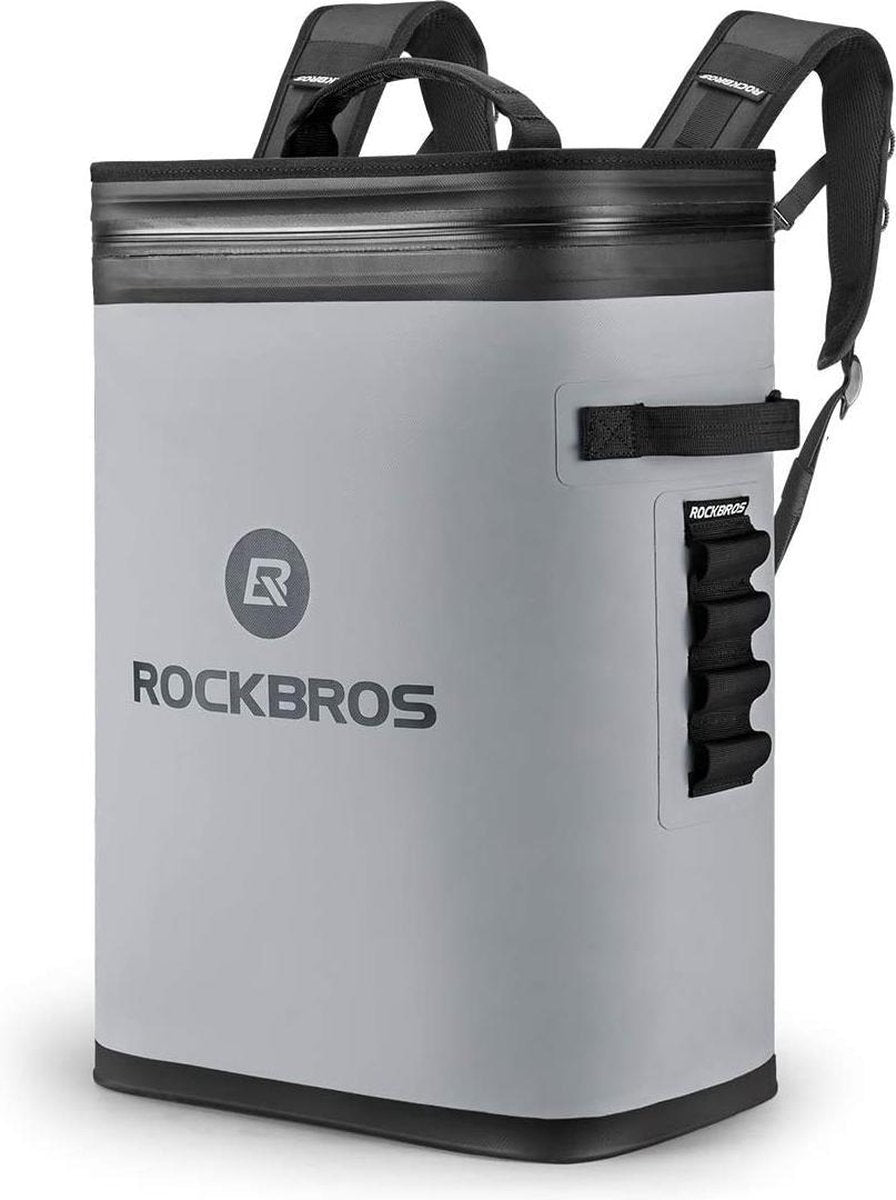 ROCKBROS Cool Bag Waterproof Cooler 17L Picnic Bag Insulated Cool Box Lunch Bag for Outdoor Camping Fishing Picnic Travel 48H Cooling Performance