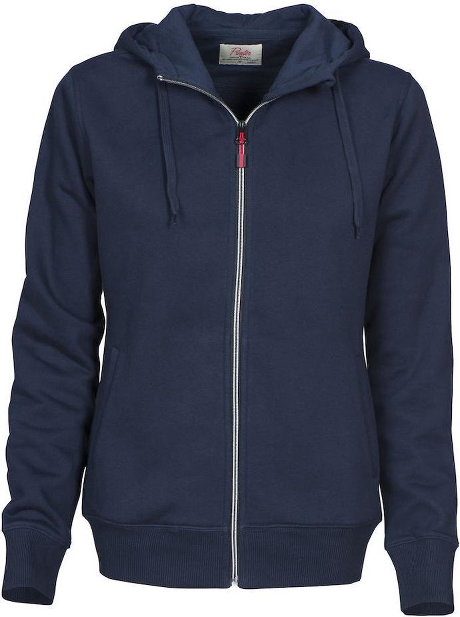 Printer Hooded Sweat Vest Overhead Lady 2262052 Marine - Maat XXL