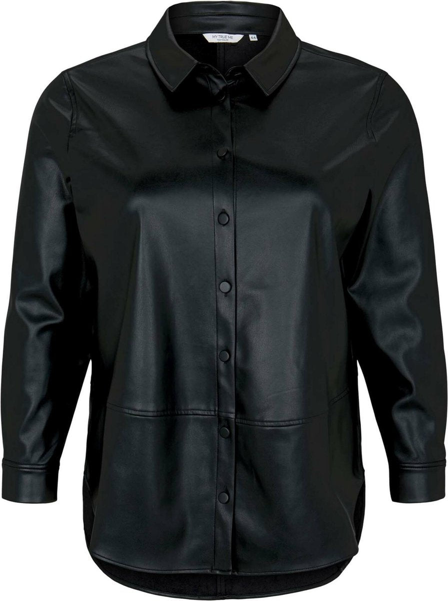 My True Me blouse Zwart-50 (5Xl)