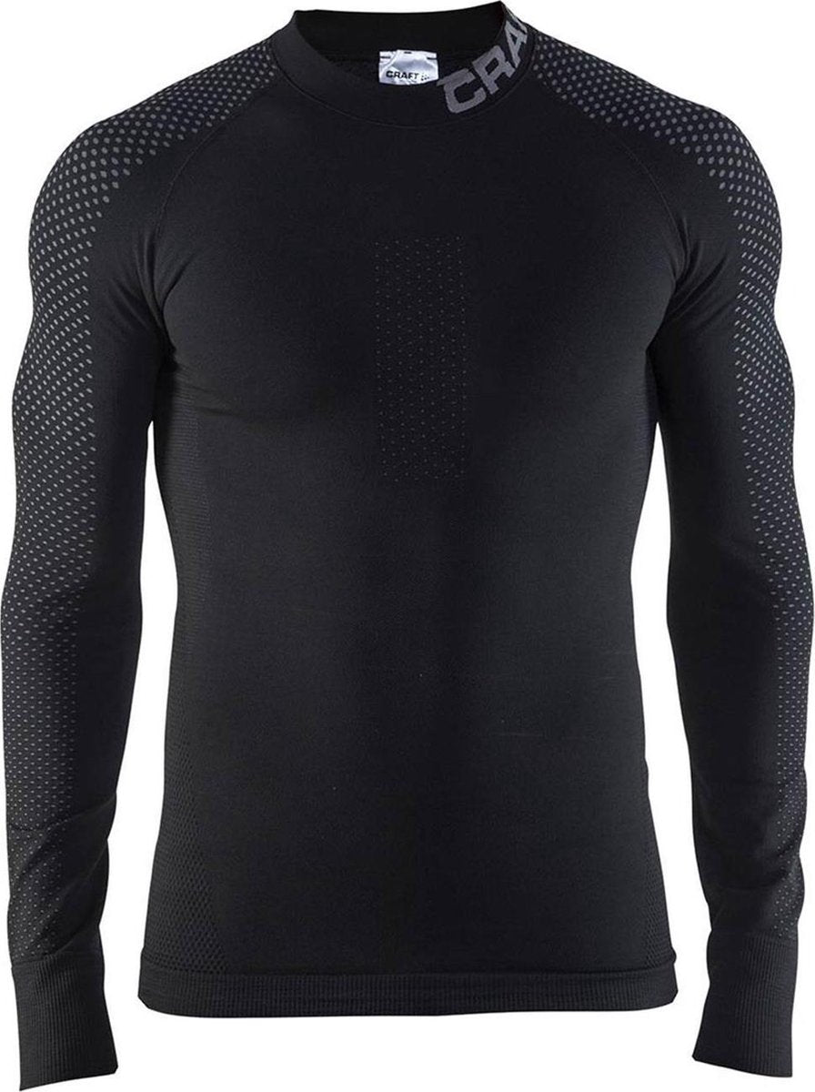 Craft Warm Intensity Cn Ls Thermoshirt Heren - Black/Black - Maat XL