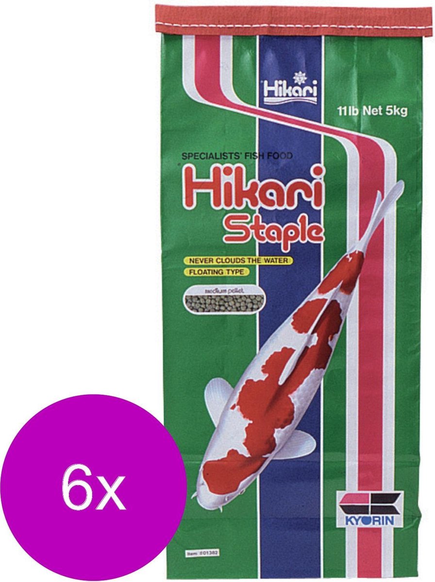 Hikari Staple Large - Vijvervoer - 6 x 500 g