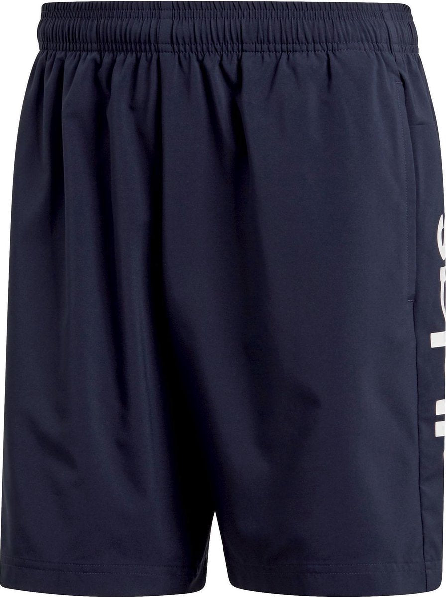 adidas Essentials Linear Logo Sportbroek - Maat XL  - Mannen - donker blauw/wit