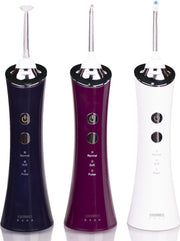 KIMO DIRECT Elektrische Water Flosser met 5 mondstukjes - Donker ROOD - Draadloos Design Flosapparaat