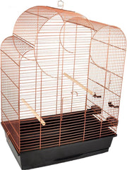 Vogelkooi Wammer 1 Zwart/Koper - Zwart - 54 x 34 x 75 cm