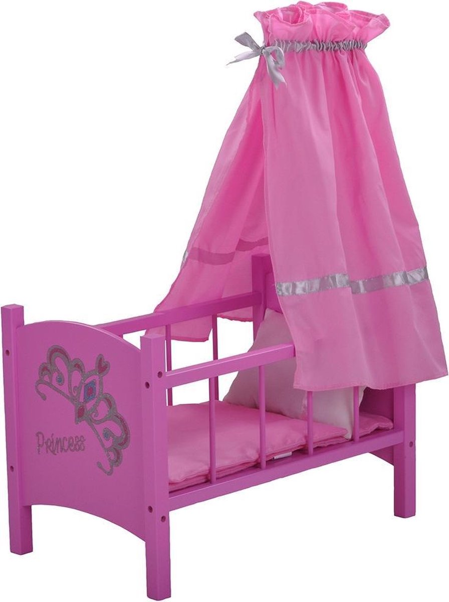 KnorrToys Poppenbed Princess Roze