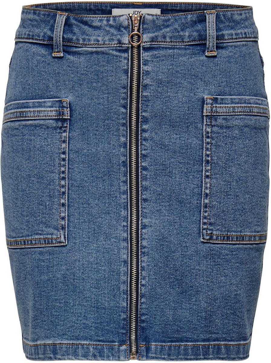 JDY DANNA MIDI SKIRT ZIP DNM - XL
