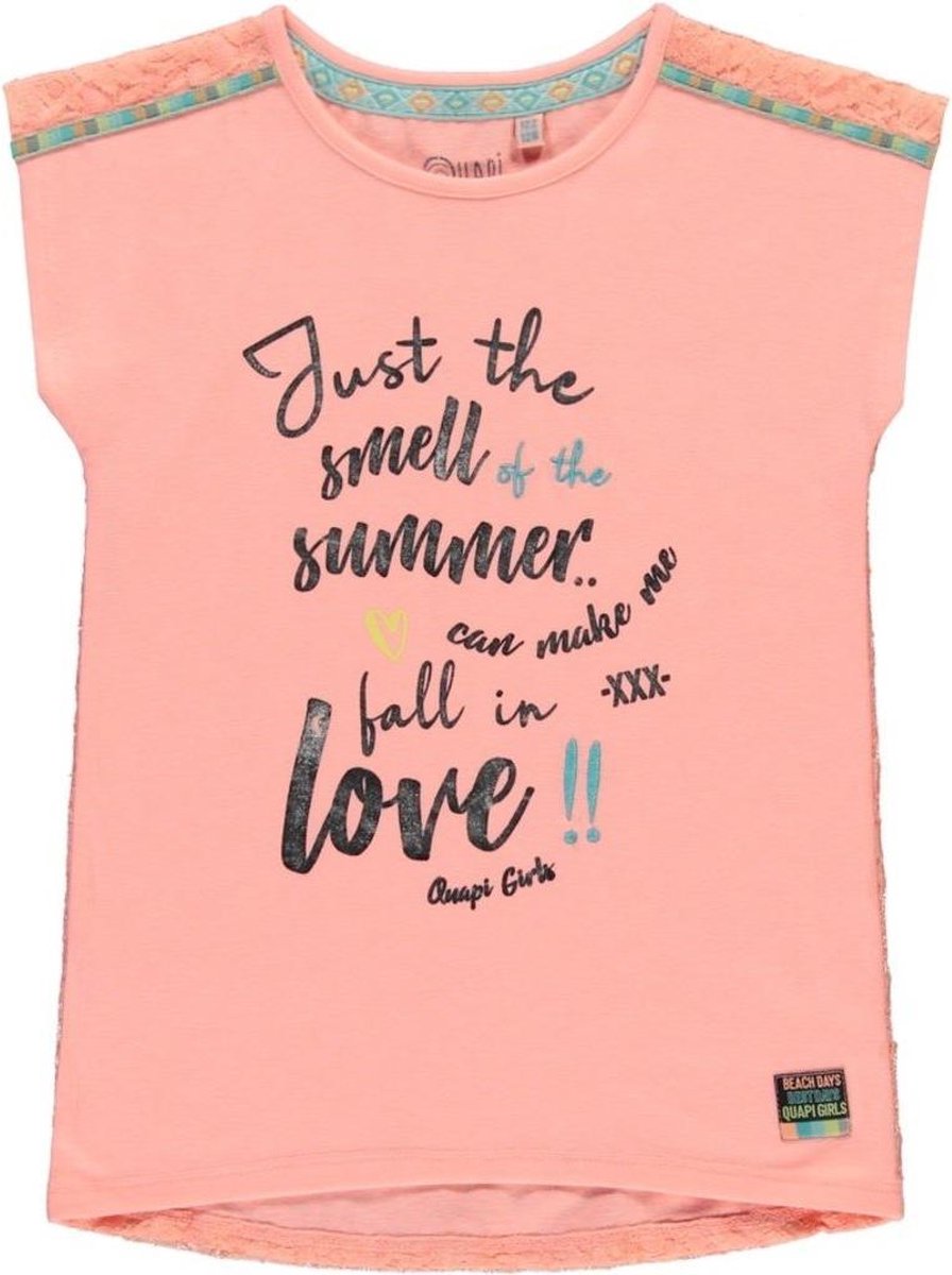Quapi T-shirt Selin peach