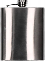 RVS heupflesje met schroefdop 200 ml
