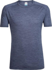 Icebreaker - Mens Sphere SS Crewe Midnight navy hthr - Maat XL