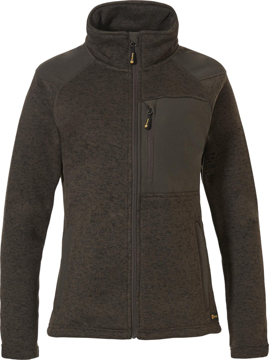 Rovince Fleece Vest Dames  - Kleur: Groen - Maat: M - Zonder capuchon