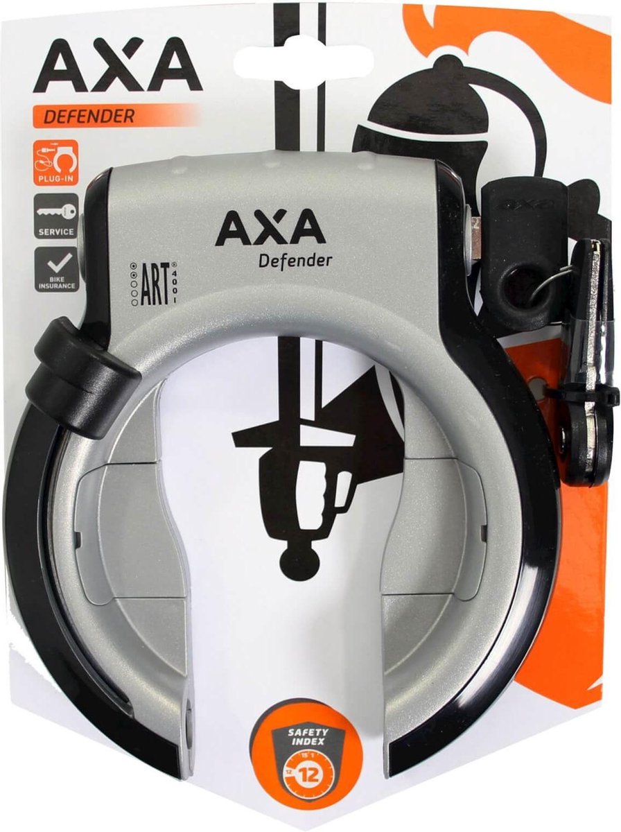 Axa Defender RL Ringslot - ART2 - Zilver/ Zwart