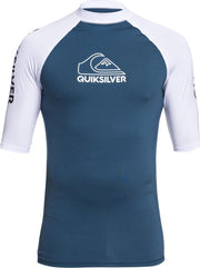 Quicksilver - UV-zwemshirt voor heren - On Tour - Grijsblauw - maat S