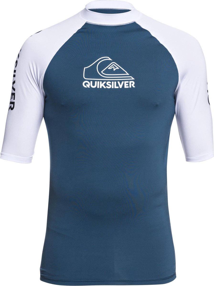 Quicksilver - UV-zwemshirt voor heren - On Tour - Grijsblauw - maat S