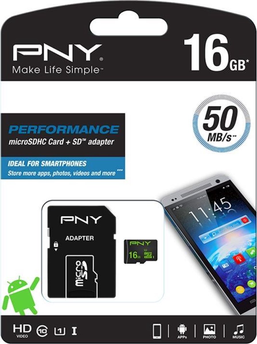 MICRO-SD 50MB/S 16GB