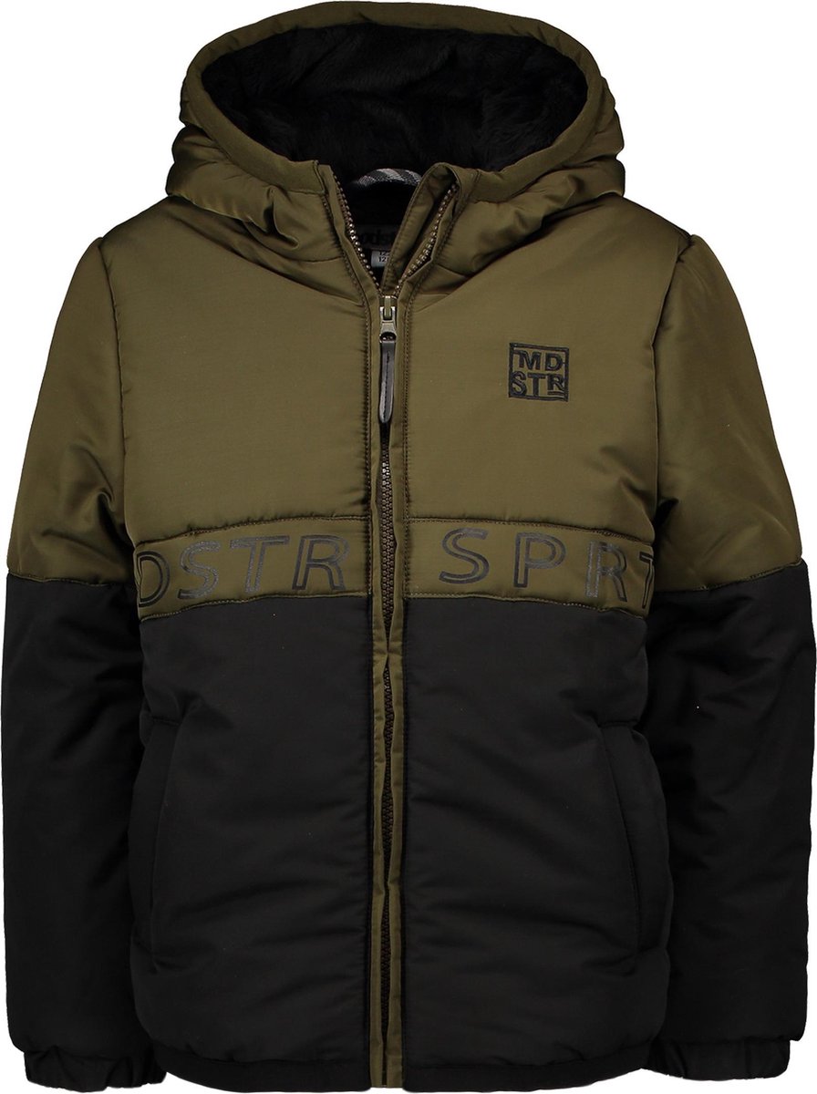 Moodstreet Jongens Winterjas - Army - Maat 116