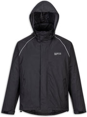 Lynx Regenjas Dry & Go Heren Nylon Zwart Maat M