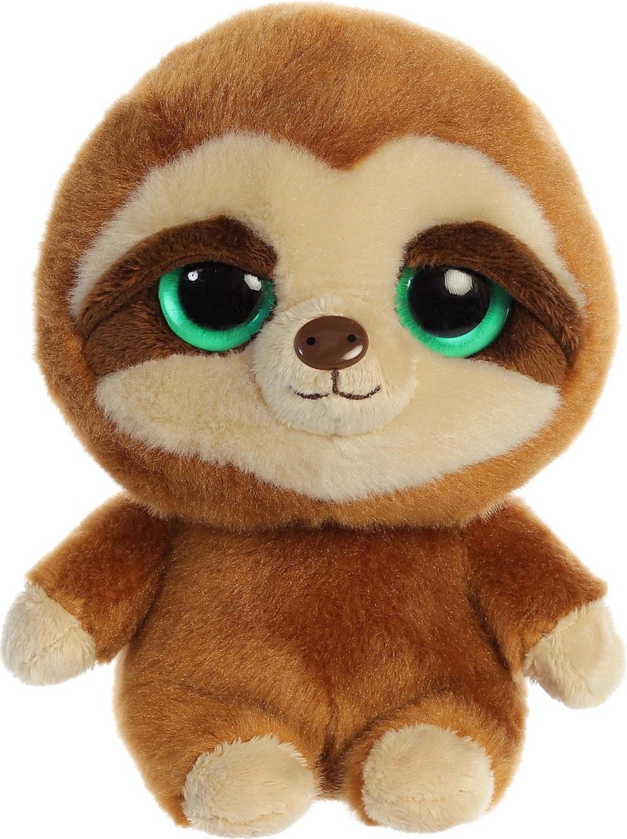 Pluche luiaard knuffel van 20 cm - kinder speelgoed knuffels