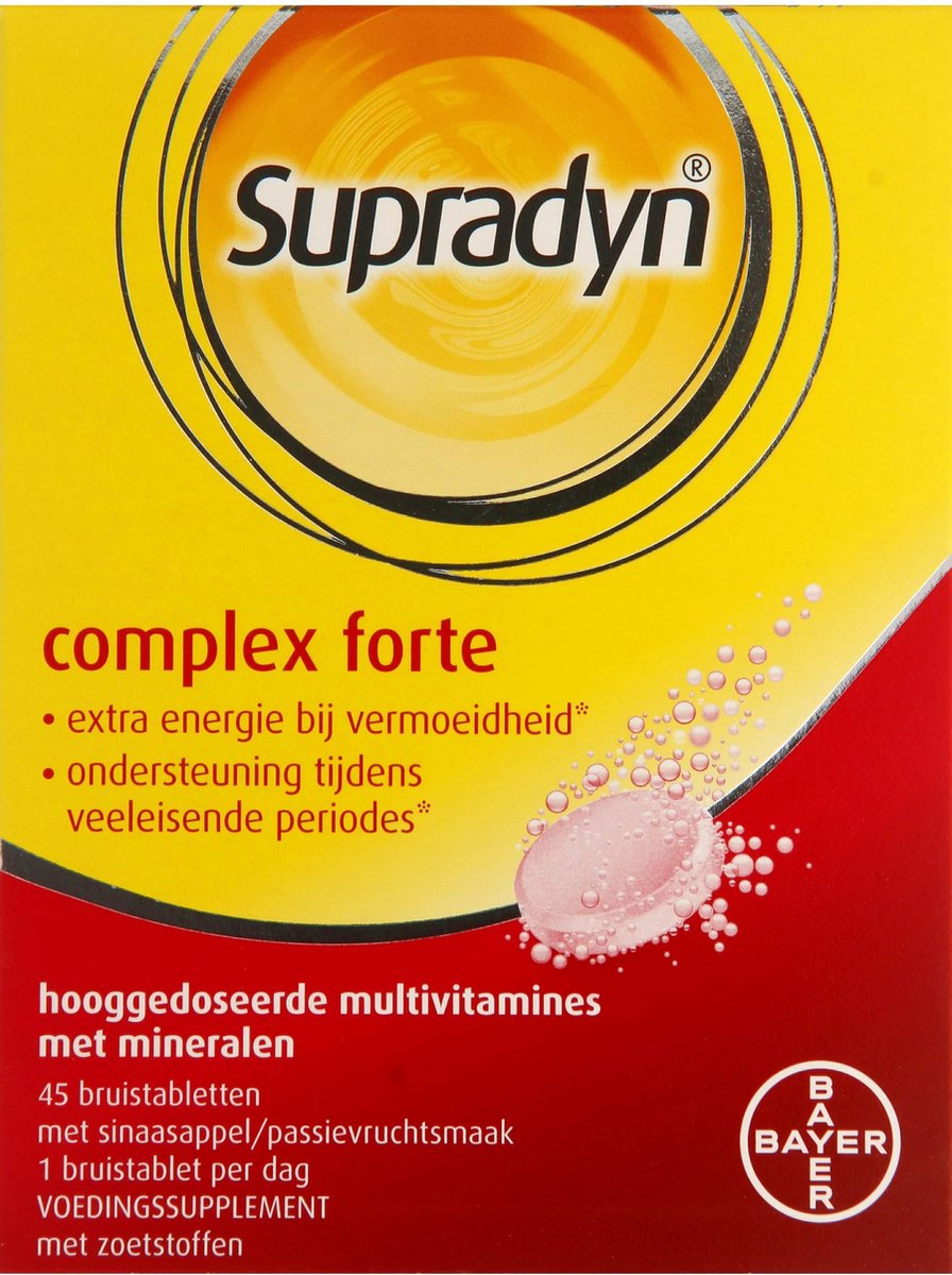 Supradyn Complex Forte - 45 Bruistabletten -Multivitamine