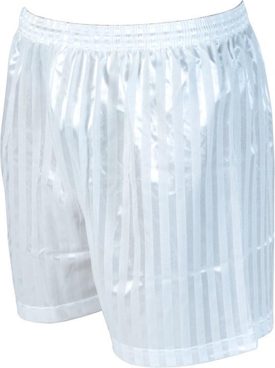 Precision Training Voetbalbroekje Precision Striped Polyester Wit Mt Xs