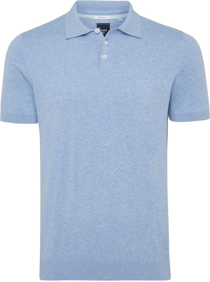 Tresanti polo pullover blauw KM