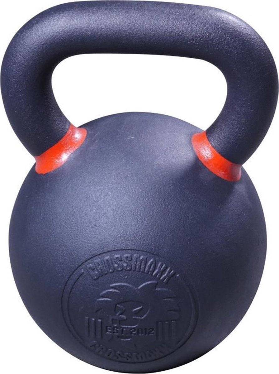 Crossmaxx® Gietijzeren Powdercoated kettlebell 32kg