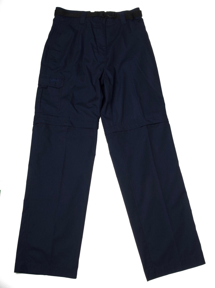Wandelbroek Dames | Afritsbroek | Gelert Zip Off | Blauw maat 40